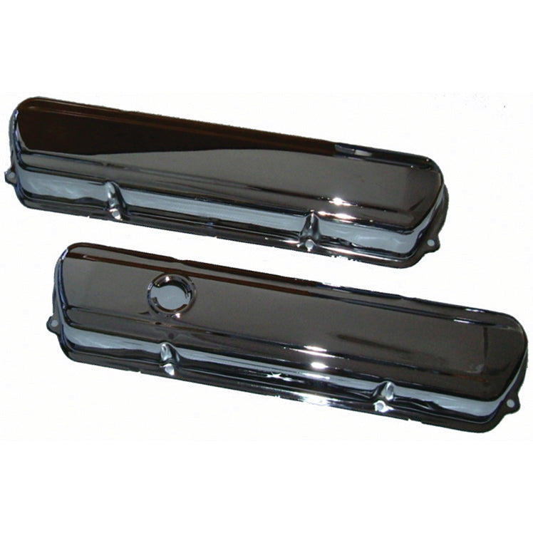 TFI Racing Valve Covers Chrome Holden V8 253-308 OEM Blue/Black Motor baffled-pr