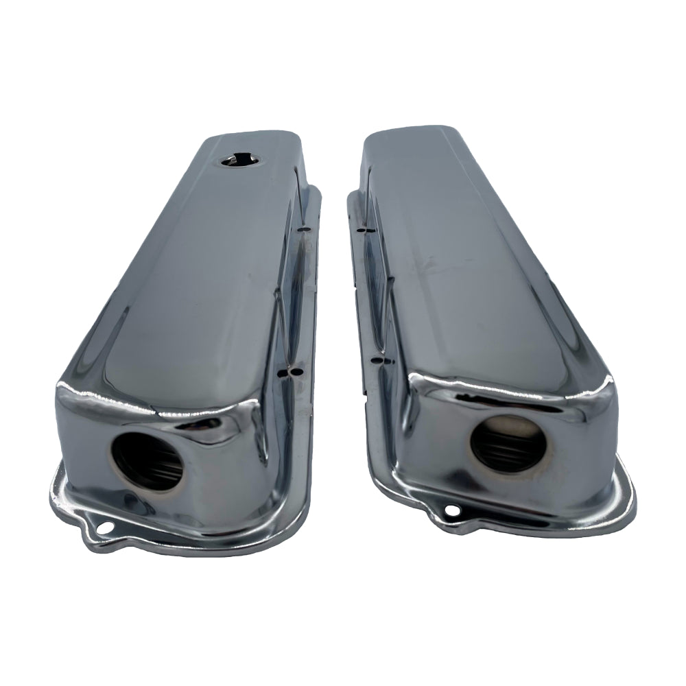 TFI Racing Valve Covers Chrome Holden V8 253-308 OEM Blue/Black Motor baffled-pr