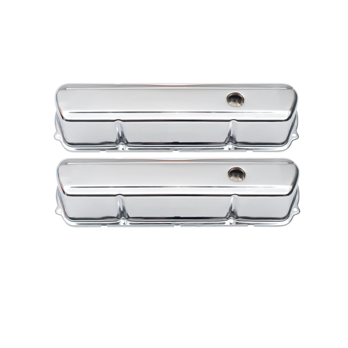 TFI Racing Valve Covers Holden V8 253-308 Tall Smooth Steel-pr. Suit Roller