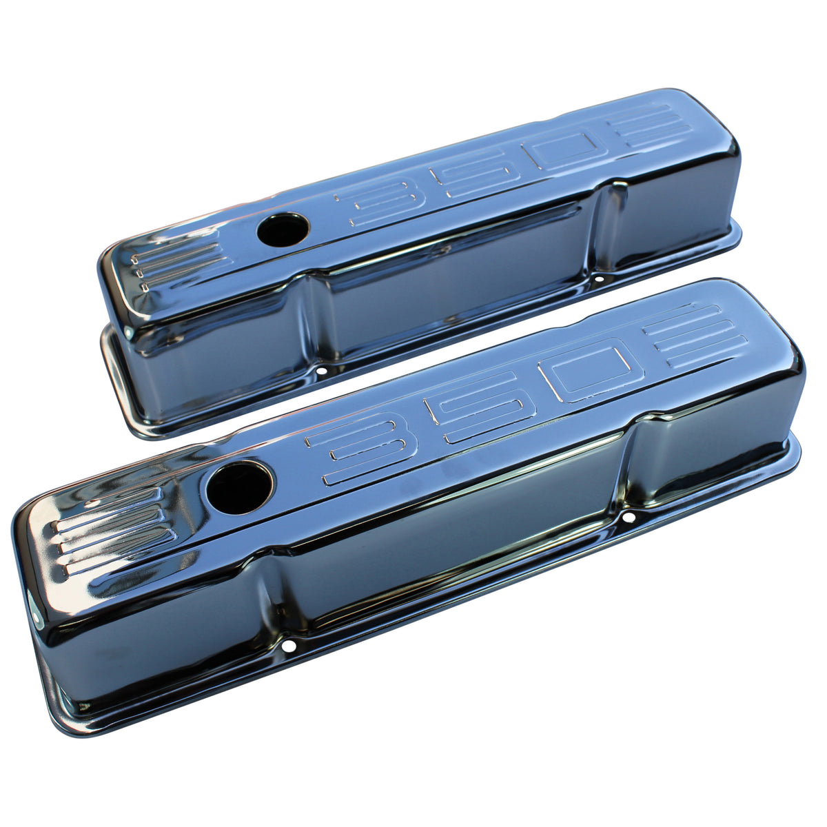 TFI Racing Valve Covers Chevrolet Sm Blk 283-400 Motor 350 Logo 1955-79