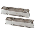 TFI Racing Valve Covers Chevrolet Sm Blk 283-400 Motor 350 Logo 1955-79