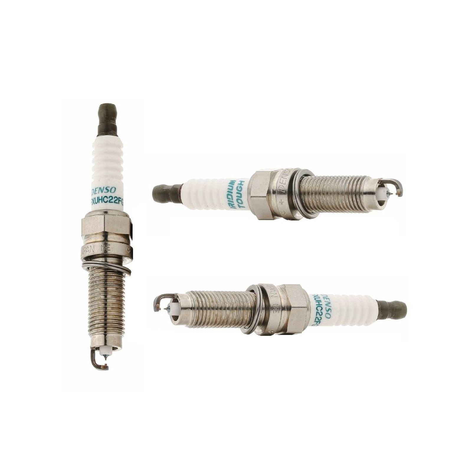 4x Genuine Denso VFXUHC22FG Spark Plugs Irtough-needle Type
