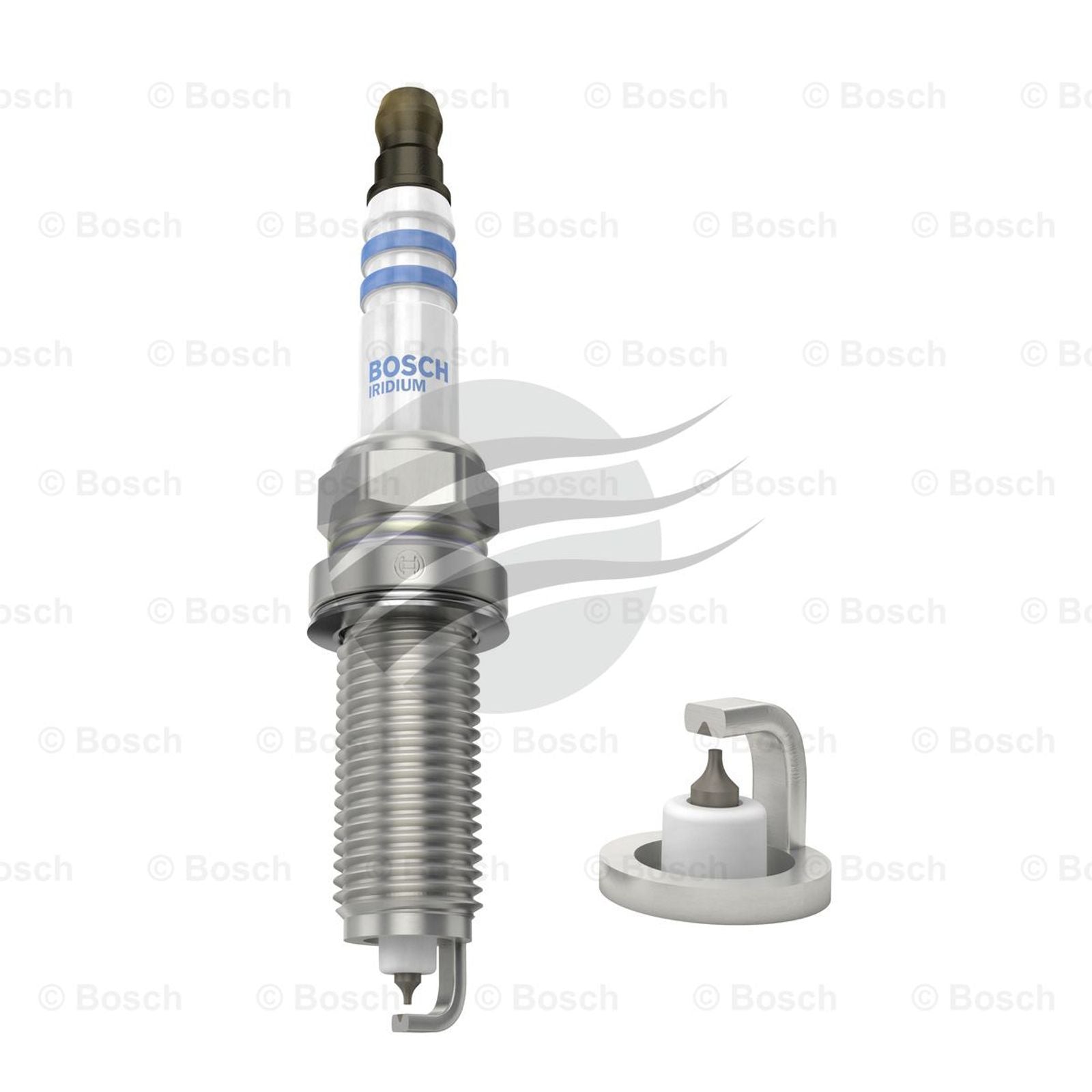 4x Genuine Bosch VR7SI332S Spark Plugs Iridium