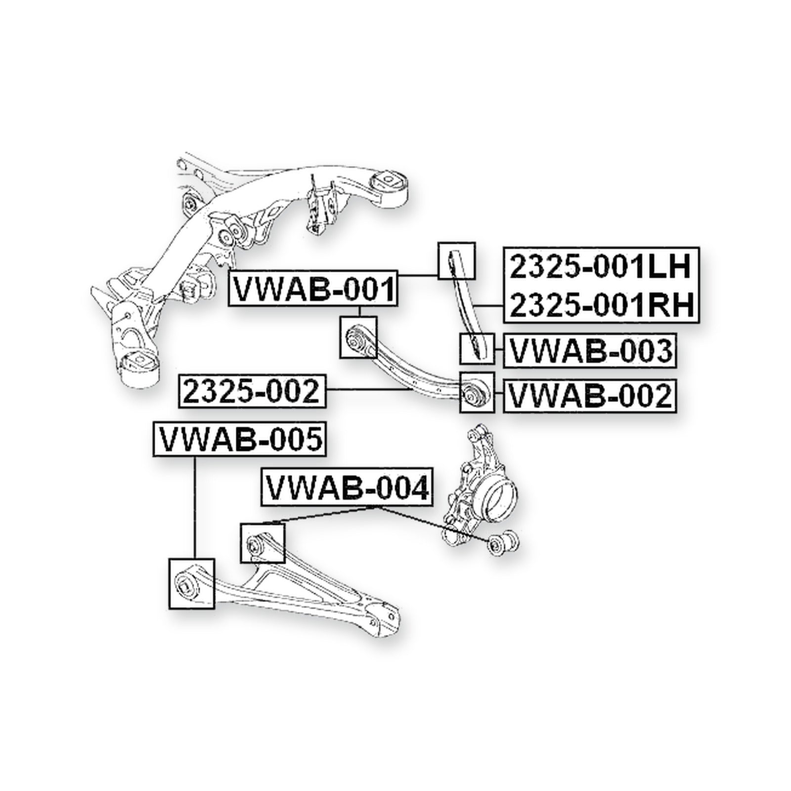 Porsche Cayenne Rear Transverse Rod Bushing