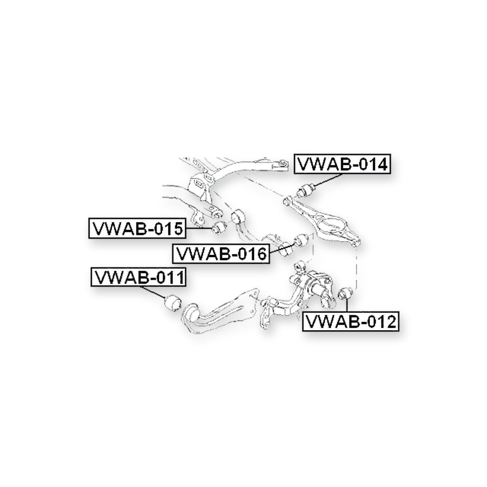 Volkswagen Beetle Rear Inner Rod Bushing & More