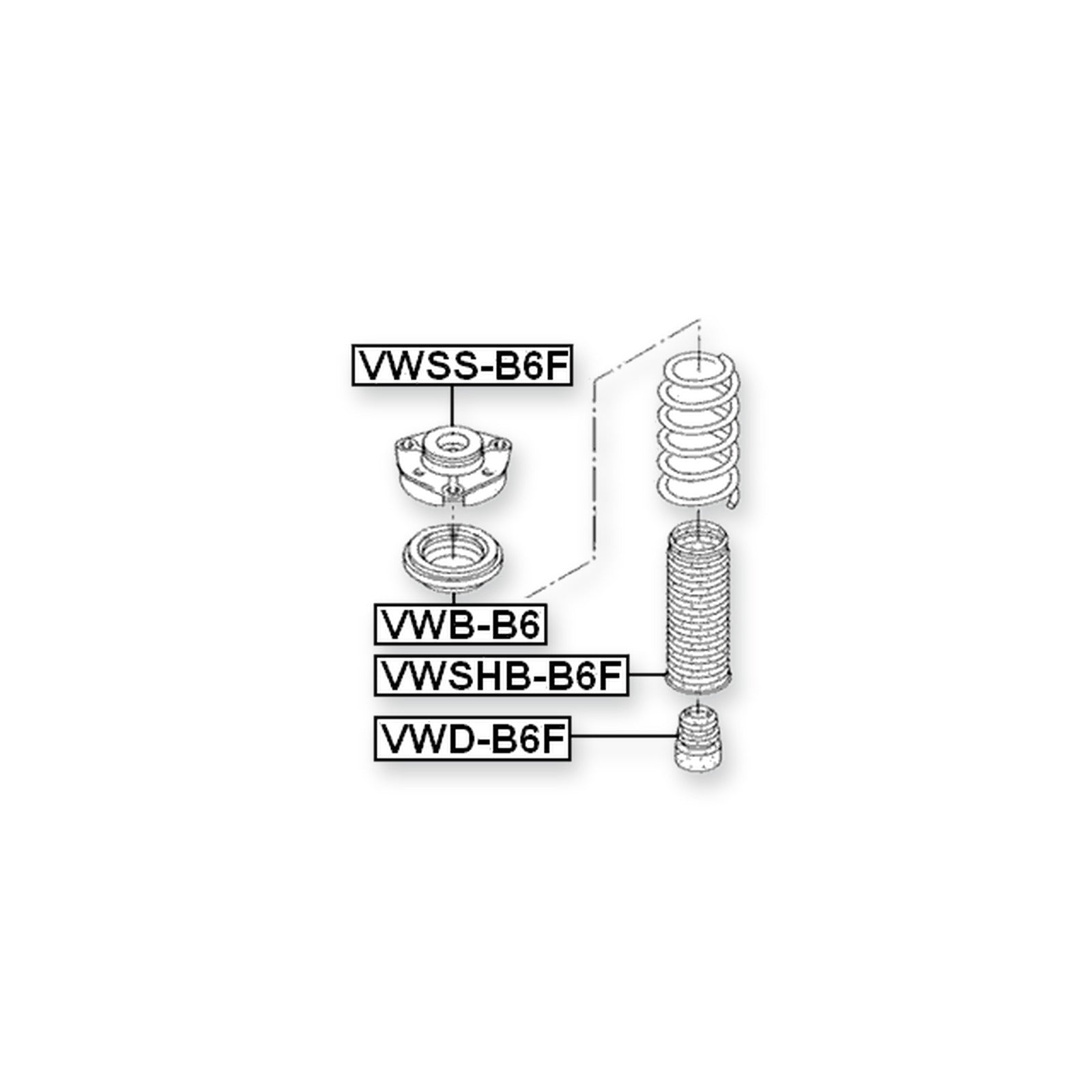 Volkswagen Beetle Front Shock Absorber Bearing & More