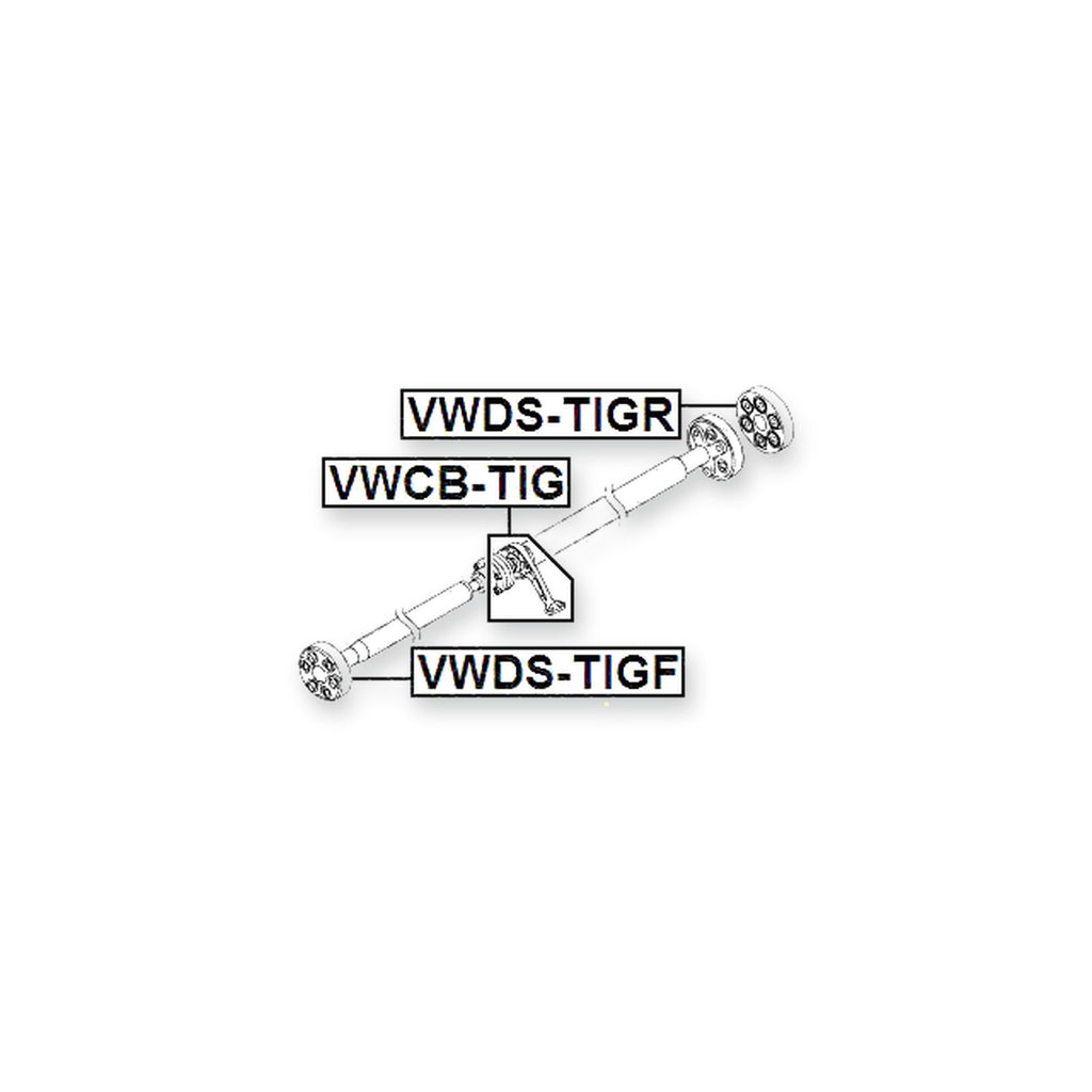 Volkswagen Tiguan Drive Shaft Bearing (Repair Kit)