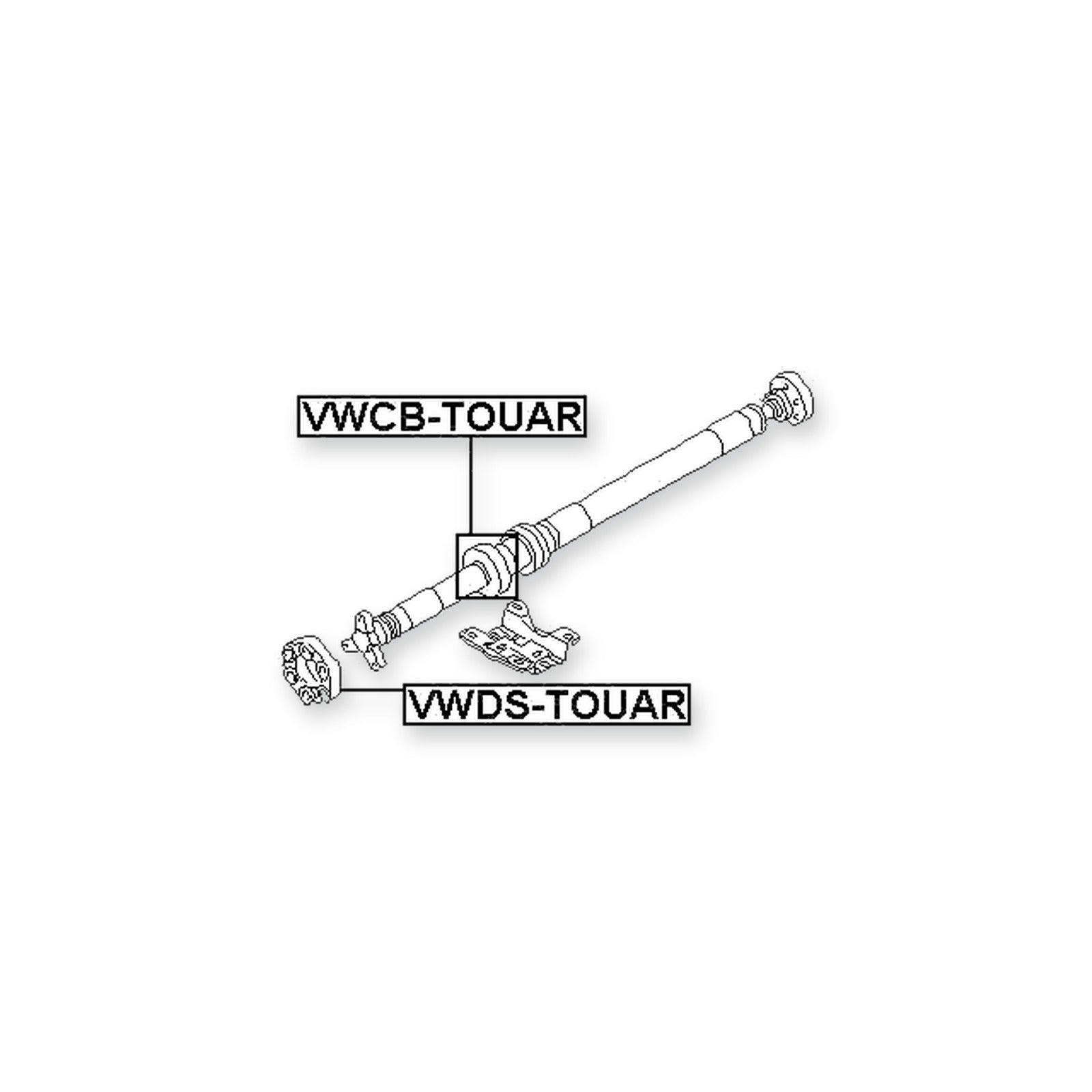 Volkswagen Touareg Drive Shaft Bearing