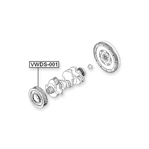 Audi A4 Allroad Qu. Crankshaft Pulley Bks/Bun/Bng/Asb/Bug