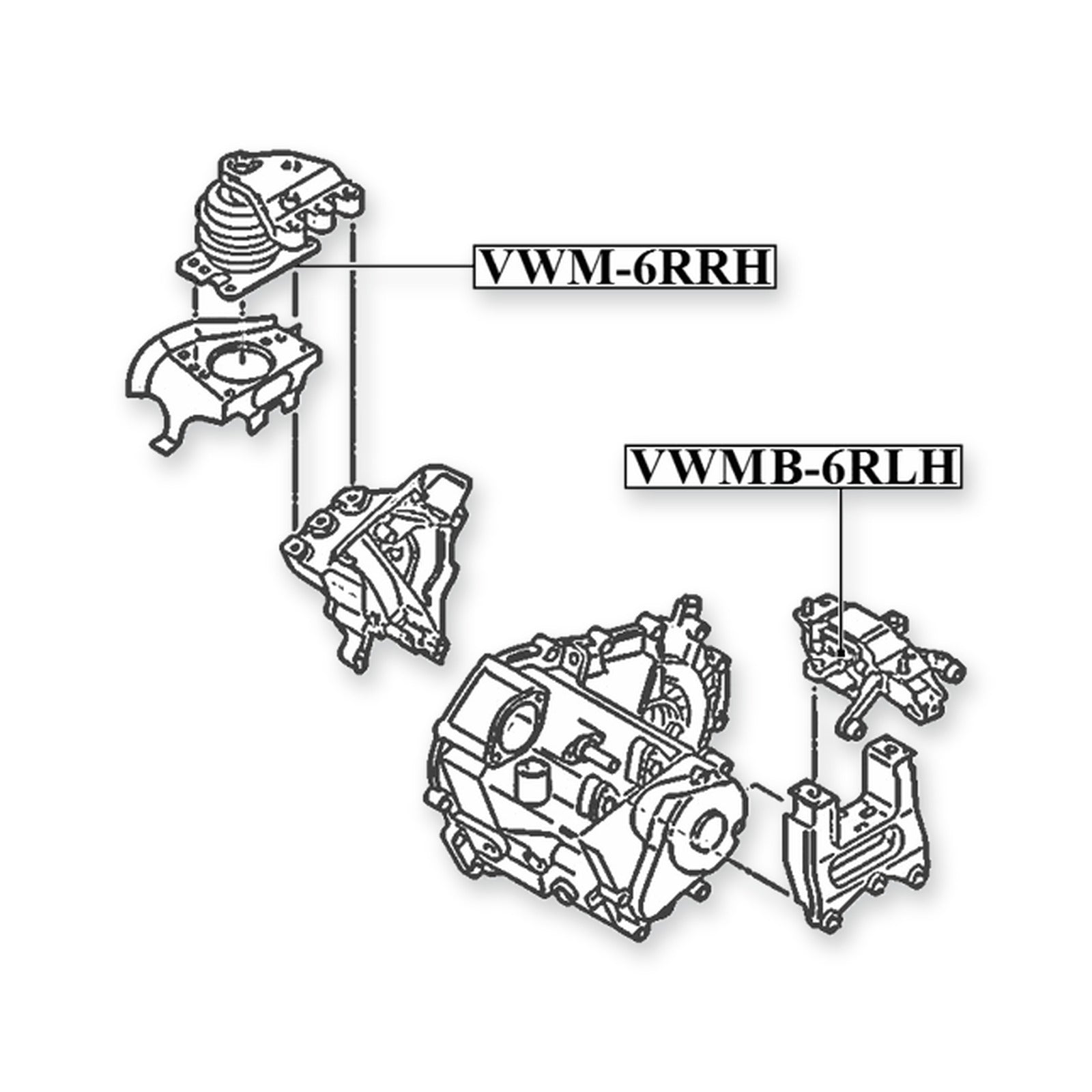 Volkswagen Polo Right Engine Mount (Hydro) & More