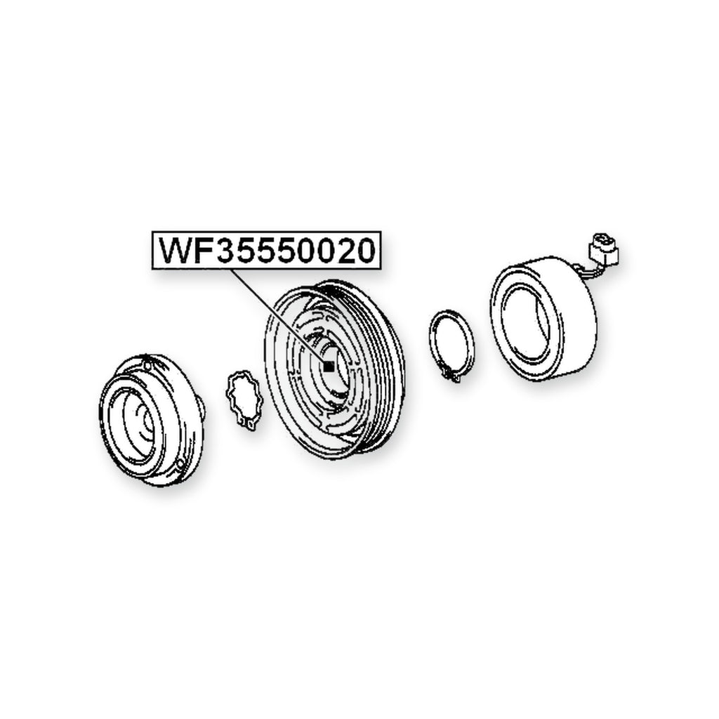 Ford Galaxy Air Conditioner Bearing 35X55X20 & More