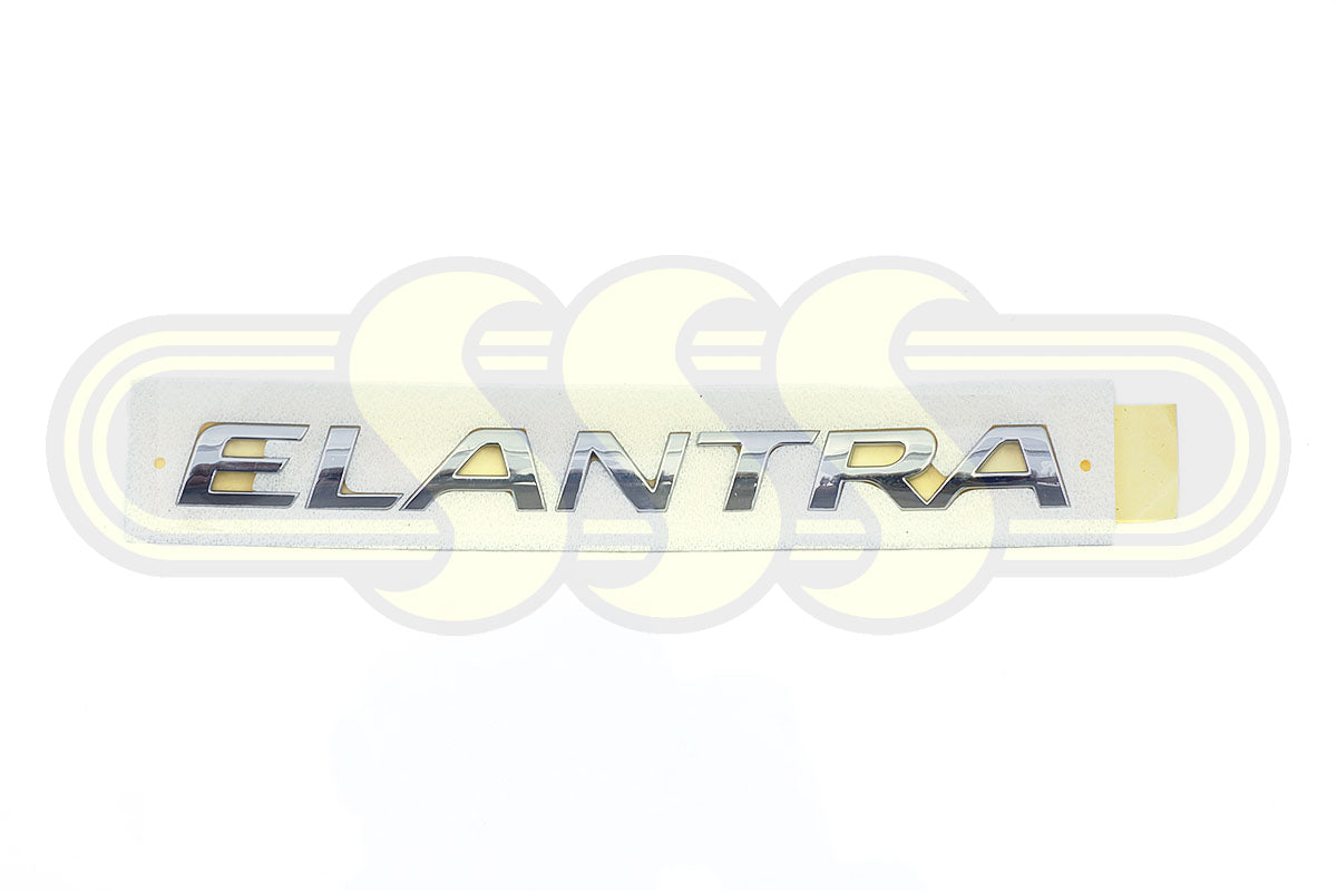 Genuine Hyundai Elantra Badge/Logo *Elantra* ON Boot Lid (03/11-10/13)