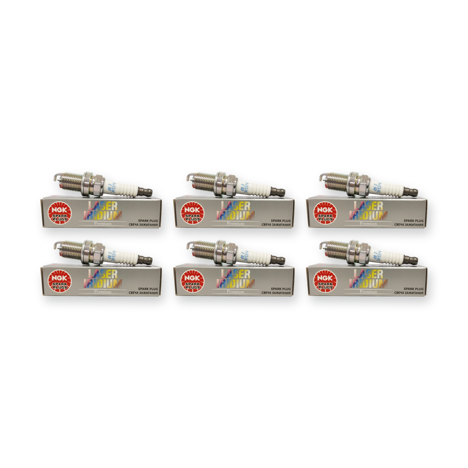 6x NGK Iridium Spark Plugs for Mercedes-Benz C320 3.2L 2000-2005