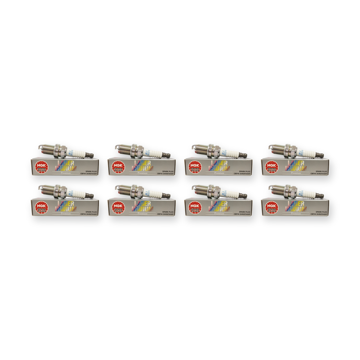 8x NGK Iridium Spark Plugs for BMW 550I 4.8L 2005-2010